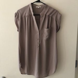 Nude Pleione cap sleeve top